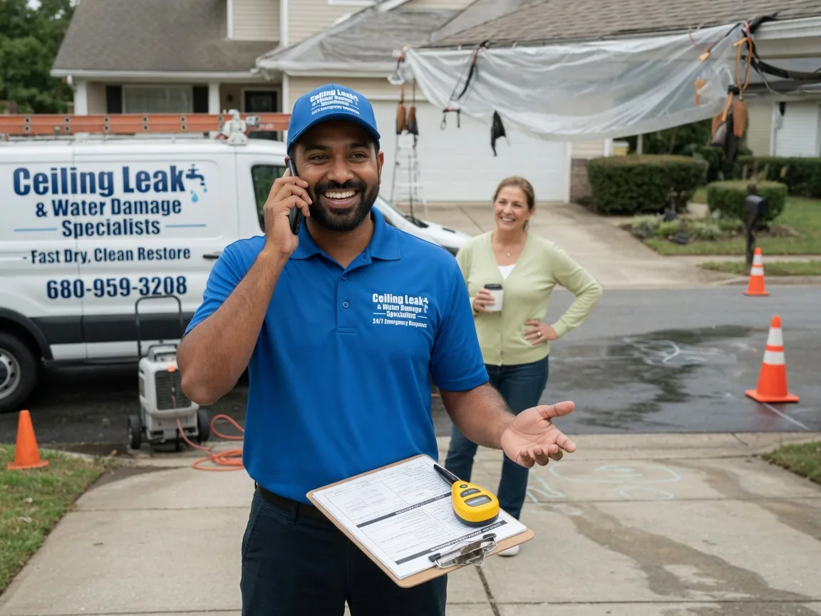 Ceiling Leak Cleanup Gibbon, MN FAQs